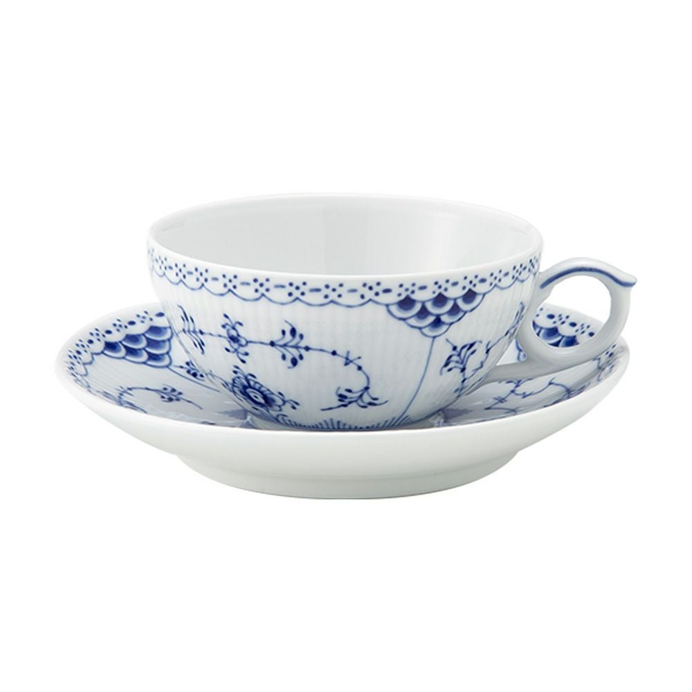 ロイヤルコペンハーゲン ブラーフルーテッドハーフレース6客他8点セット ブルーフルーテッド ハーフレース プレート19cm | ROYAL