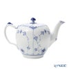 ロイヤルコペンハーゲン（Royal Copenhagen） ブルー フルーテッド ハーフレース ティーポット（L） 1000ml 1102141／1017209