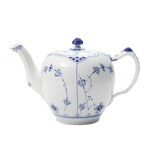 ロイヤルコペンハーゲン（Royal Copenhagen） ブルー フルーテッド ハーフレース ティーポット（L） 1000ml 1102141／1017209
