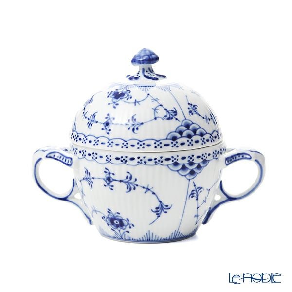 ロイヤルコペンハーゲン（Royal Copenhagen） ブルー フルーテッド ハーフレース シュガーボウル L 200ml 1102159／1017210