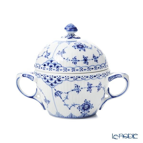 ロイヤルコペンハーゲン（Royal Copenhagen） ブルー フルーテッド ハーフレース シュガーボウル L 200ml 1102159／1017210