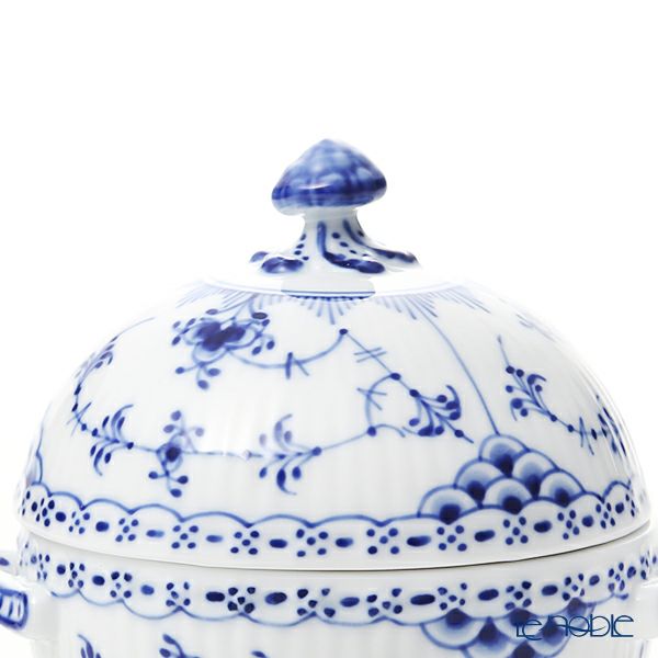 ロイヤルコペンハーゲン（Royal Copenhagen） ブルー フルーテッド ハーフレース シュガーボウル L 200ml 1102159／1017210