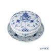 ロイヤルコペンハーゲン（Royal Copenhagen） ブルー フルーテッド ハーフレース ボウル ＆ ソーサー蓋付 380ml 1102277／1066921