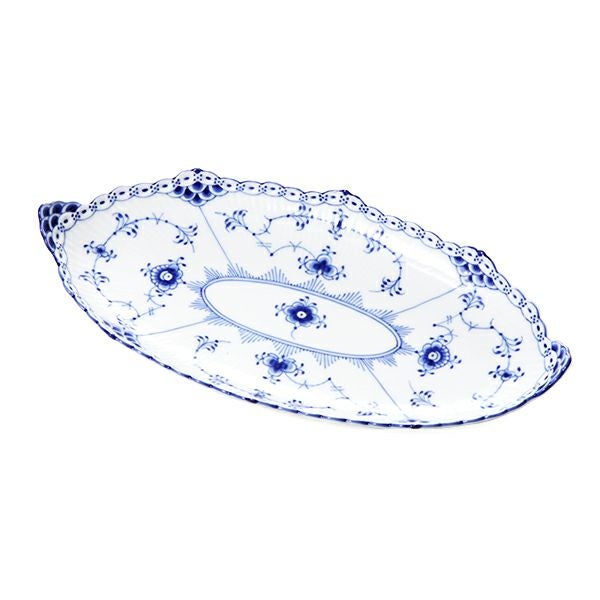 ロイヤルコペンハーゲン（Royal Copenhagen） ブルー フルーテッド ハーフレース ディッシュ（楕円） 24.5×12cm 1102349