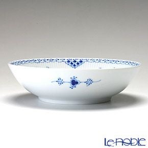 ロイヤルコペンハーゲン（Royal Copenhagen） ブルー フルーテッド ハーフレース サラダボウル（S） 6×21cm 1102577／1017218