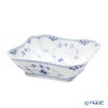 ロイヤルコペンハーゲン（Royal Copenhagen） ブルー フルーテッド ハーフレース サラダボウル（スクエア） 21cm 1102578／1017219