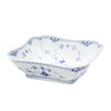 ロイヤルコペンハーゲン（Royal Copenhagen） ブルー フルーテッド ハーフレース サラダボウル（スクエア） 21cm 1102578／1017219