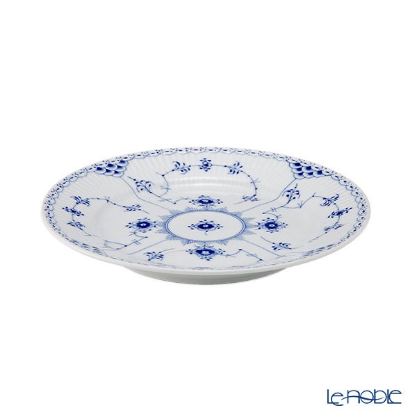ロイヤルコペンハーゲン（Royal Copenhagen） ブルー フルーテッド ハーフレース プレート（フラット） 19cm 1102620／1017222
