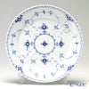 ロイヤルコペンハーゲン（Royal Copenhagen） ブルー フルーテッド ハーフレース プレート（フラット） 27cm 1102627／1017225