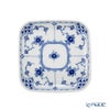 ロイヤルコペンハーゲン（Royal Copenhagen） ブルー フルーテッド ハーフレース スモールスクエアディッシュ 10.5cm 1102709／1066922