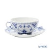 ロイヤルコペンハーゲン（Royal Copenhagen） ブルー フルーテッド フルレース ティーカップ＆ソーサー 220ml 1103080／1017227
