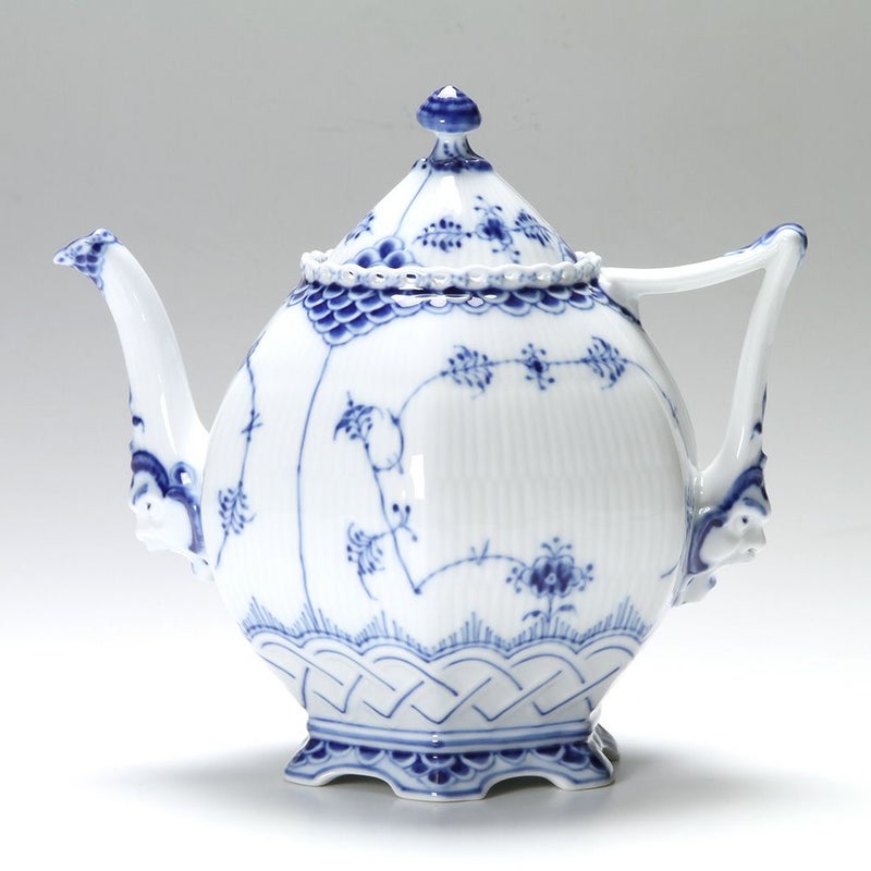 ロイヤルコペンハーゲン（Royal Copenhagen） ブルー フルーテッド フルレース ティーポット 1000ml 1103141／1017228