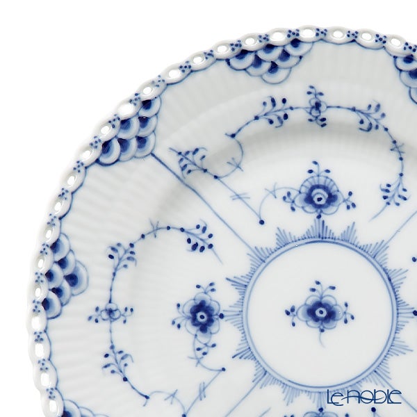 ロイヤルコペンハーゲン（Royal Copenhagen） ブルー フルーテッド フルレース プレート（フラット） 17cm 1103617／1017237