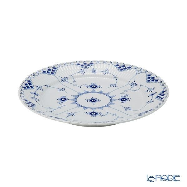 ロイヤルコペンハーゲン（Royal Copenhagen） ブルー フルーテッド フルレース プレート（フラット） 25cm 1103625／1017239