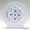 ロイヤルコペンハーゲン（Royal Copenhagen） ブルー フルーテッド フルレース プレート（オープンワーク） 25cm 1103638／1017242