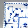 ロイヤルコペンハーゲン（Royal Copenhagen） ブルー フルーテッド フルレース プレートスクエア（スモール） 1103714