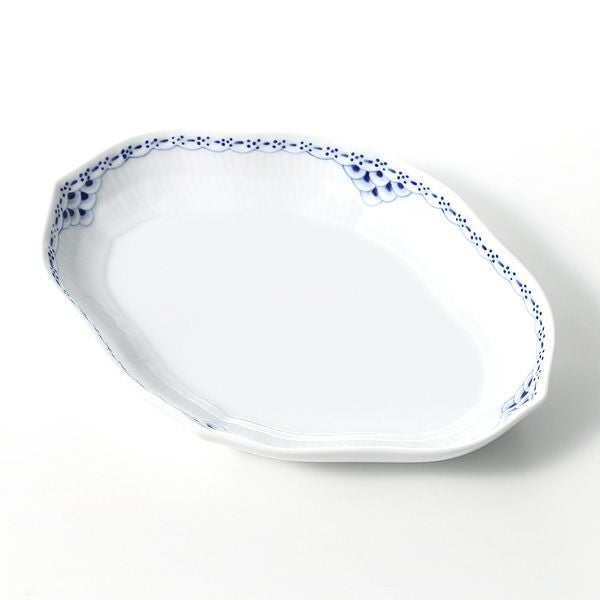 ロイヤルコペンハーゲン　プリンセスブルー　舟形ディッシュ ロイヤルコペンハーゲン（Royal Copenhagen） プリンセス ブルー