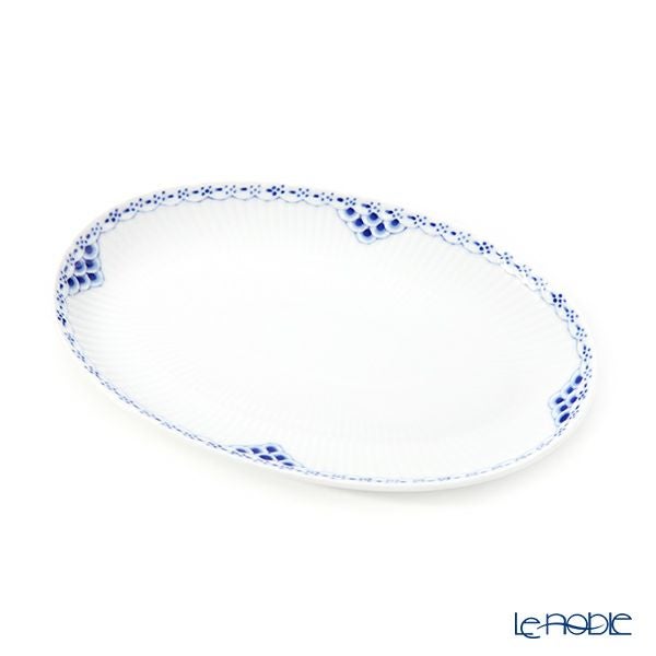 ロイヤルコペンハーゲン（Royal Copenhagen） プリンセス ブルー オーバルディッシュ 23.5×15cm 1104356／1028390