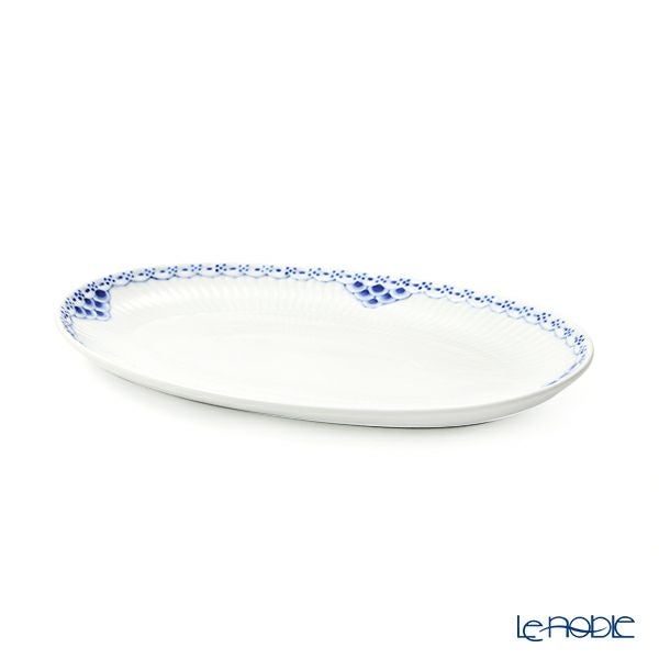 ロイヤルコペンハーゲン（Royal Copenhagen） プリンセス ブルー オーバルディッシュ 23.5×15cm 1104356／1028390