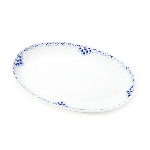 ロイヤルコペンハーゲン（Royal Copenhagen） プリンセス ブルー オーバルディッシュ 23.5×15cm 1104356／1028390