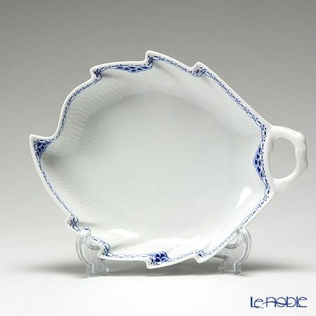 ロイヤルコペンハーゲン（Royal Copenhagen） プリンセス ブルー ディッシュ（葉型） 23×18.5cm 1104357