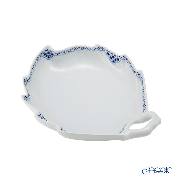ロイヤルコペンハーゲン（Royal Copenhagen） プリンセス ブルー ディッシュ（葉型） 23×18.5cm 1104357