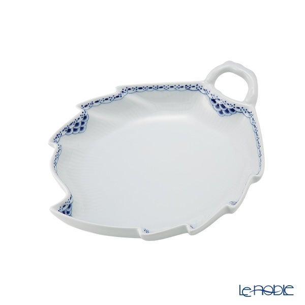 ロイヤルコペンハーゲン（Royal Copenhagen） プリンセス ブルー ディッシュ（葉型） 23×18.5cm 1104357