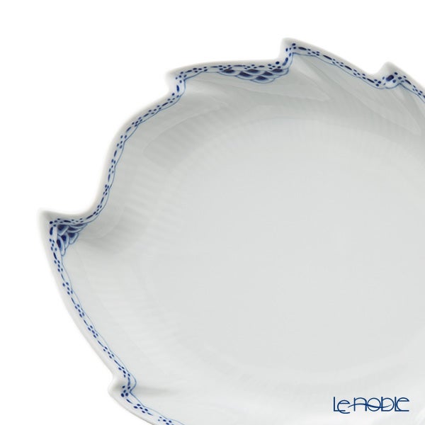 ロイヤルコペンハーゲン（Royal Copenhagen） プリンセス ブルー ディッシュ（葉型） 23×18.5cm 1104357