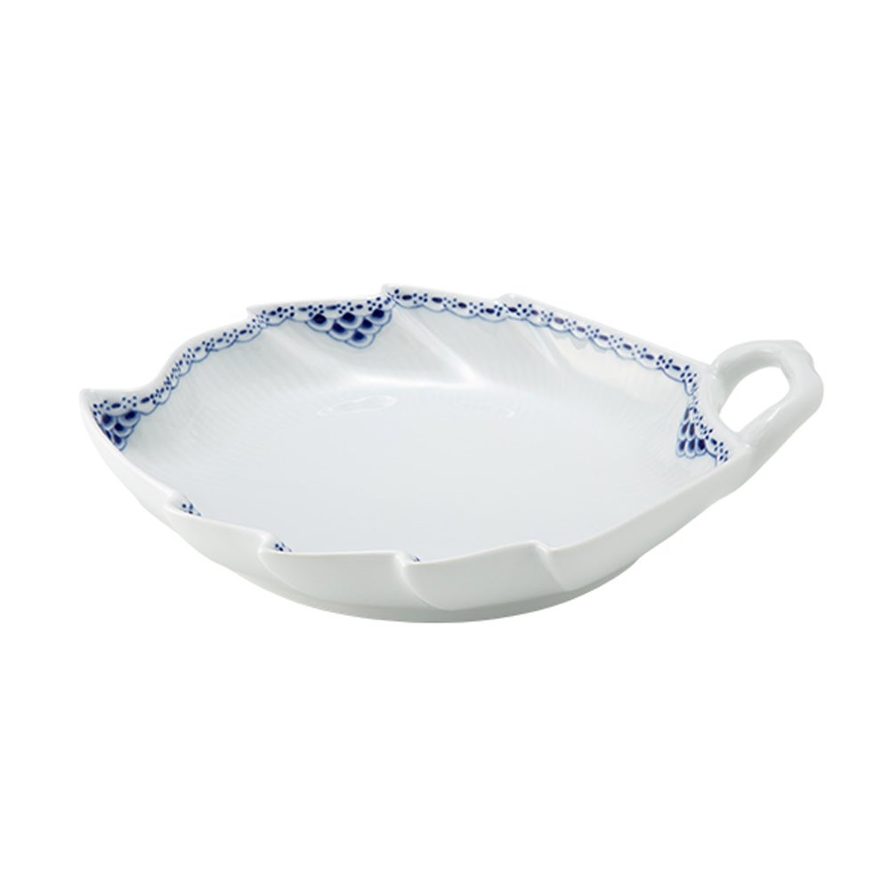 ロイヤルコペンハーゲン（Royal Copenhagen） プリンセス ブルー ディッシュ（葉型） 23×18.5cm 1104357