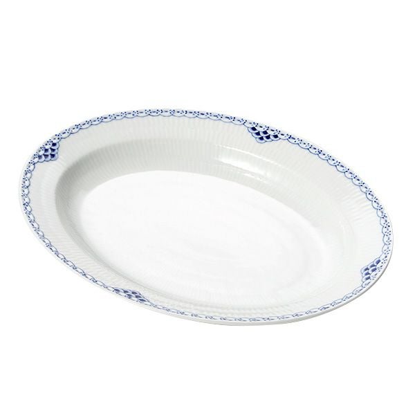 ロイヤルコペンハーゲン（Royal Copenhagen） プリンセス ブルー オーバルディッシュ 36.5cm 1104375／1017259