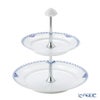 ロイヤルコペンハーゲン（Royal Copenhagen） プリンセス ブルー デザートスタンド 2段 24cm 組み立て式 1104437／1062485