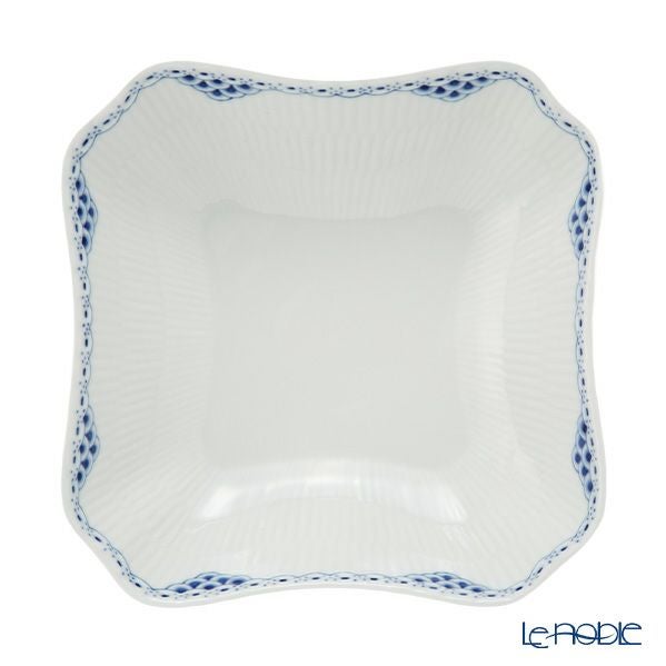 ロイヤルコペンハーゲン（Royal Copenhagen） プリンセス ブルー サラダボウル（スクエア） 21cm 1104578／1017266