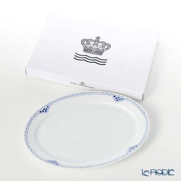 ロイヤルコペンハーゲン（Royal Copenhagen） プリンセス ブルー オーバルディッシュ 28×20cm 1104626