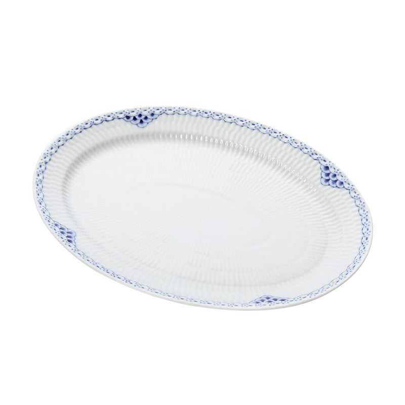 ロイヤルコペンハーゲン（Royal Copenhagen） プリンセス ブルー オーバルディッシュ 28×20cm 1104626