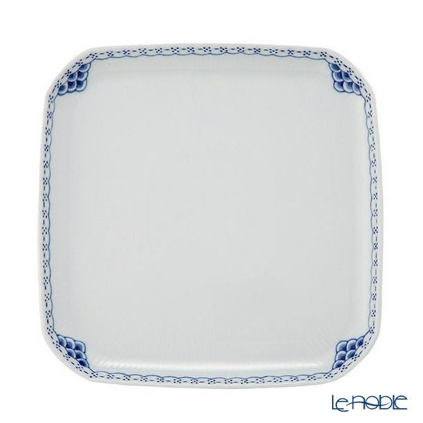 ロイヤルコペンハーゲン（Royal Copenhagen） プリンセス ブルー スクエアディッシュ 21cm 1104720／1066925