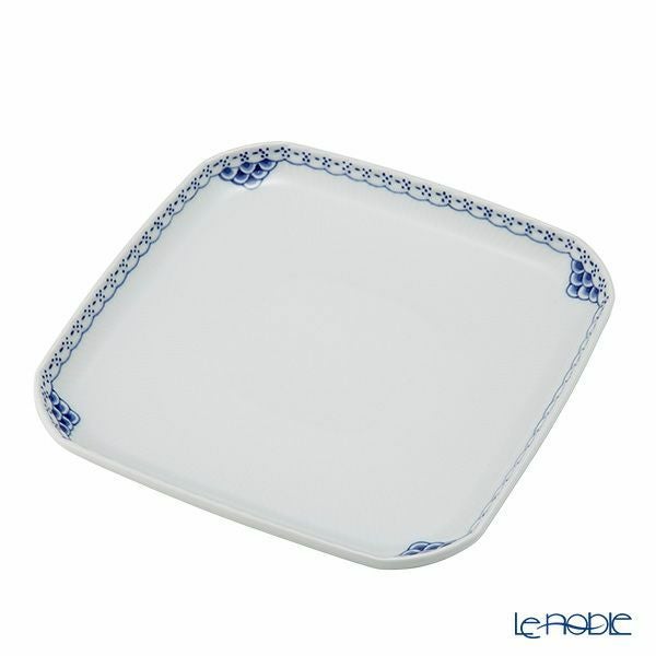 ロイヤルコペンハーゲン（Royal Copenhagen） プリンセス ブルー スクエアディッシュ 21cm 1104720／1066925