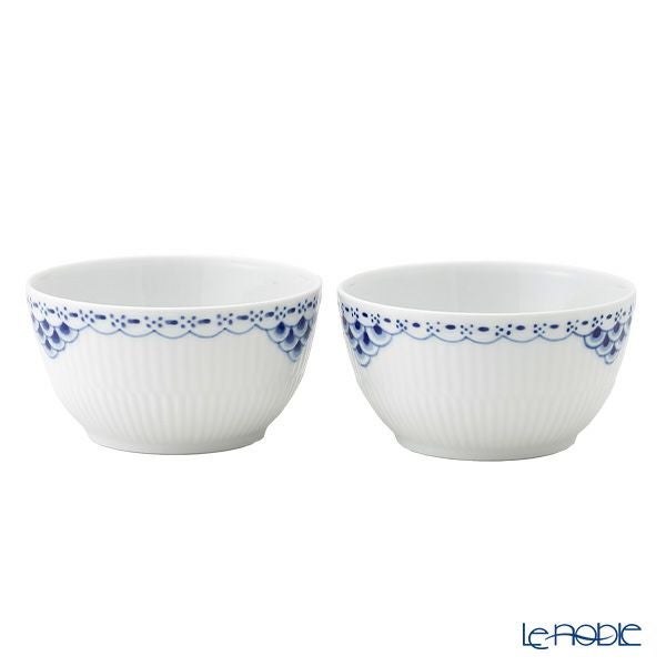 ロイヤルコペンハーゲン（Royal Copenhagen） プリンセス ブルー ボウル 150ml ペア 1104939／1062486