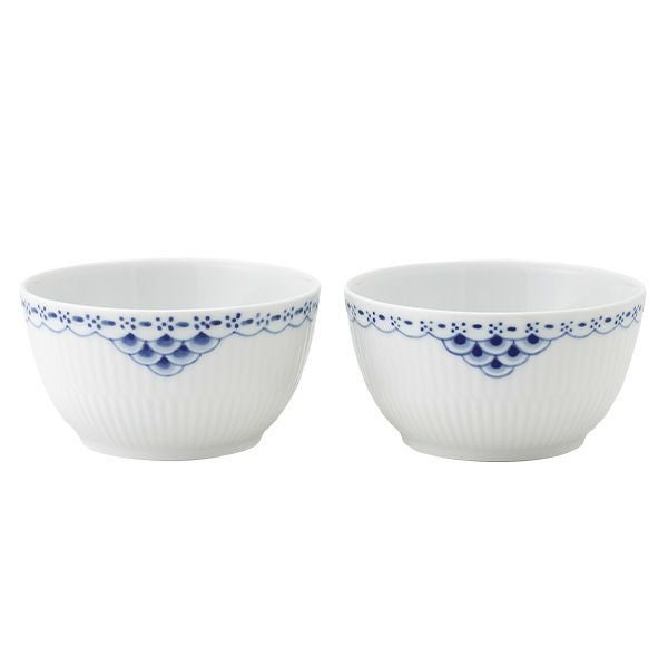 ロイヤルコペンハーゲン（Royal Copenhagen） プリンセス ブルー ボウル 150ml ペア 1104939／1062486