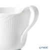 ロイヤルコペンハーゲン（Royal Copenhagen） ホワイト フルーテッド ハーフレース ハイハンドル マグ 330ml 1128090／1026446