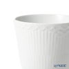 ロイヤルコペンハーゲン（Royal Copenhagen） ホワイト フルーテッド ハーフレース ハイハンドル マグ 330ml 1128090／1026446