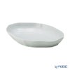 ロイヤルコペンハーゲン（Royal Copenhagen） ホワイト フルーテッド ハーフレース ディッシュ 22×15.5cm 1128353／1017283