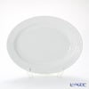 ロイヤルコペンハーゲン（Royal Copenhagen） ホワイト フルーテッド ハーフレース ディッシュ（楕円） 36.5×29cm 1128375／1017285