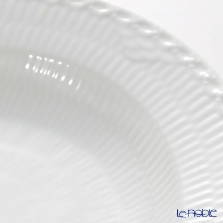 ロイヤルコペンハーゲン（Royal Copenhagen） ホワイト フルーテッド ハーフレース ディッシュ（楕円） 36.5×29cm 1128375／1017285