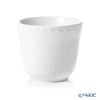 ロイヤルコペンハーゲン（Royal Copenhagen） ホワイト フルーテッド ハーフレース スタイルカップ 260ml 1128495／1027464