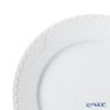 ロイヤルコペンハーゲン（Royal Copenhagen） ホワイト フルーテッド ハーフレース プレート（フラット） 19cm 1128620／1017293