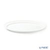 ロイヤルコペンハーゲン（Royal Copenhagen） ホワイト フルーテッド ハーフレース オーバルディッシュ 28cm 1128626／1016792