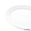 ロイヤルコペンハーゲン（Royal Copenhagen） ホワイト フルーテッド ハーフレース オーバルディッシュ 28cm 1128626／1016792