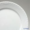 ロイヤルコペンハーゲン（Royal Copenhagen） ホワイト フルーテッド ハーフレース プレート（フラット） 27cm 1128627／1017296