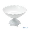 ロイヤルコペンハーゲン（Royal Copenhagen） ホワイト フルーテッド フルレース コンポート 直径28×17.5cm 1132429／1052695