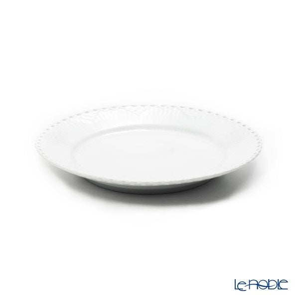 ロイヤルコペンハーゲン（Royal Copenhagen） ホワイト フルーテッド フルレース プレート 17cm 1132617／1052697
